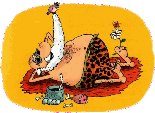 Неандертальский мальчик и Кроманьонцы Веселые медведи - i_018.png