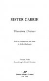 Sister Carrie - Драйзер Теодор