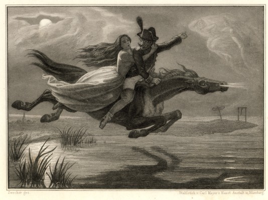 «Ленора» Г. Бюргера, «Линор» Э. По и баллады со схожим сюжетом (СИ) - _2.jpg