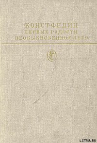 Необыкновенное лето - Федин Константин Александрович