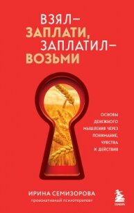 Взял – заплати, заплатил – возьми. Основы денежного мышления через понимание, чувства и действия - Семизорова Ирина